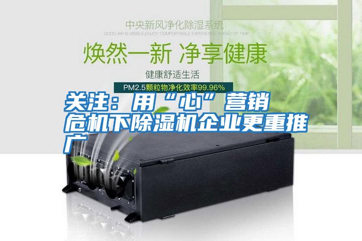 關(guān)注:用“心”營(yíng)銷 危機(jī)下除濕機(jī)企業(yè)更重推廣