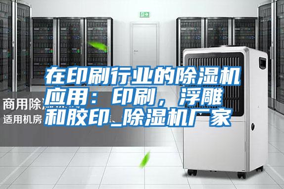在印刷行業(yè)的除濕機應用：印刷，浮雕和膠印_除濕機廠家