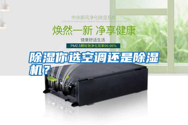 除濕你選空調還是除濕機？