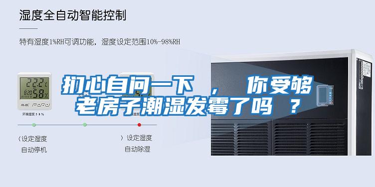 捫心自問一下 , 你受夠老房子潮濕發(fā)霉了嗎 ?