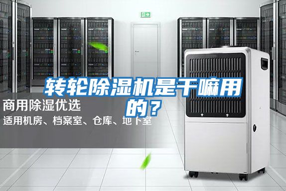 轉輪除濕機是干嘛用的？