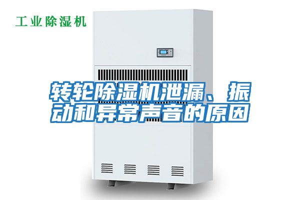 轉輪除濕機泄漏、振動和異常聲音的原因