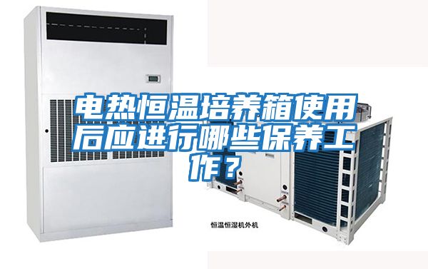 電熱恒溫培養(yǎng)箱使用后應進行哪些保養(yǎng)工作？