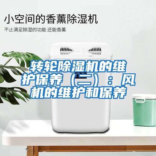 轉輪除濕機的維護保養（二）：風機的維護和保養